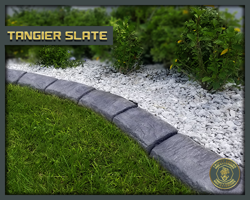 Tangier Slate Curb Example